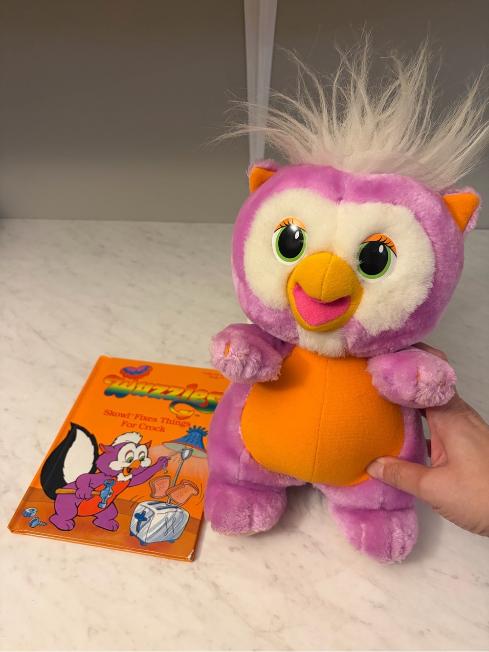 1984 Hasbro/Disney Wuzzles Skowl & Book - rare!